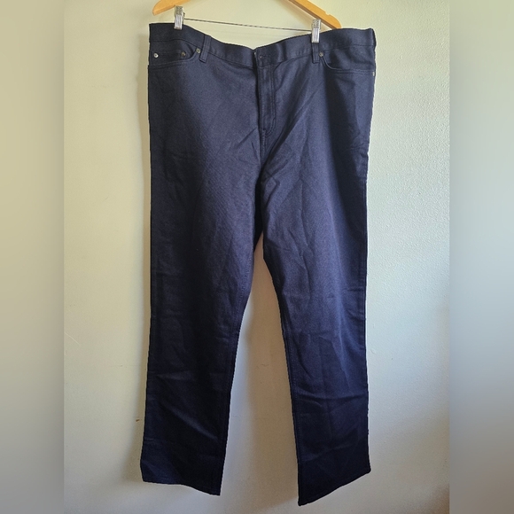 Banana Republic, Traveler Pant, Slim Fit, Dark Navy, 42x34 - Picture 2 of 7